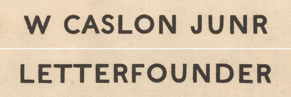 Des caractères typographiques linéales.